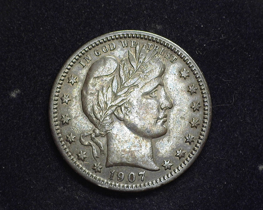 1907 Barber Quarter VF - US Coin