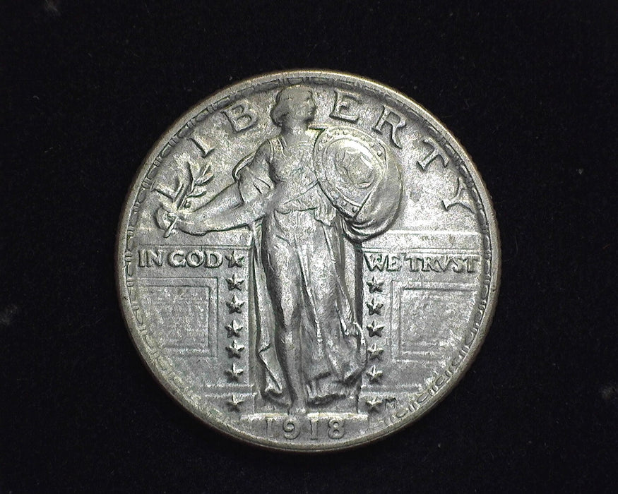 1918 Standing Liberty Quarter AU - US Coin