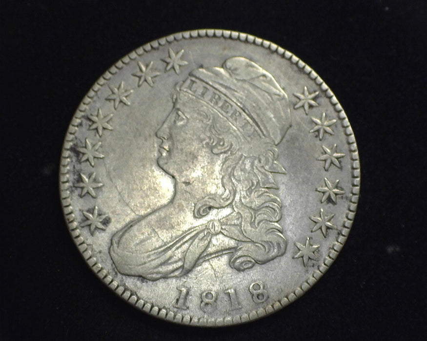 1818 Capped Bust Half Dollar Vf/Xf - US Coin