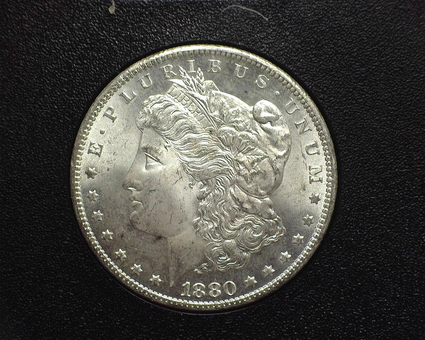 1880 CC Morgan Silver Dollar GSA Brilliant Uncirculated - US Coin