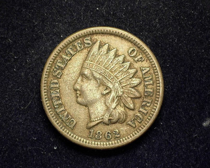 1862 Indian Head Penny/Cent Vf/Xf - US Coin