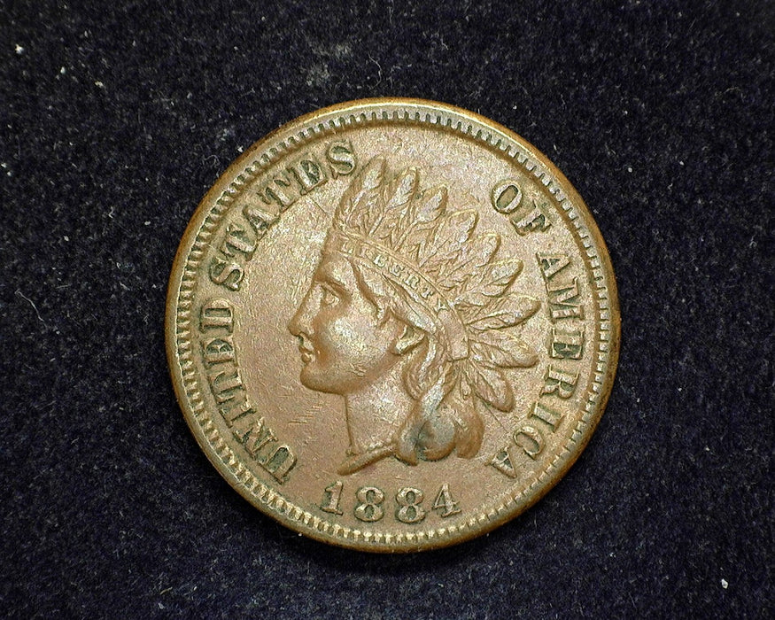1884 Indian Head Penny/Cent XF - US Coin