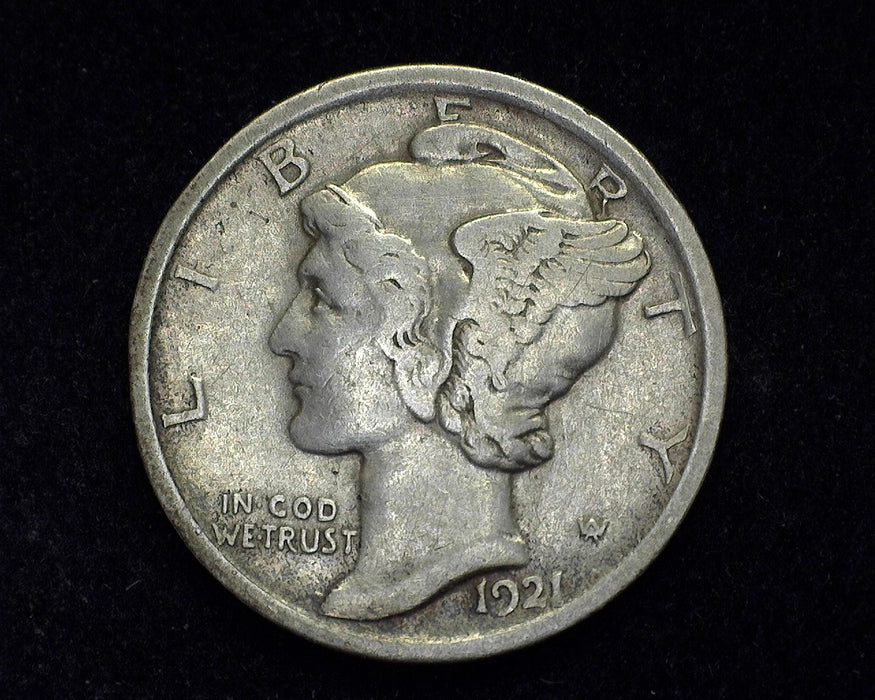 1921 Mercury Dime VG/F - US Coin