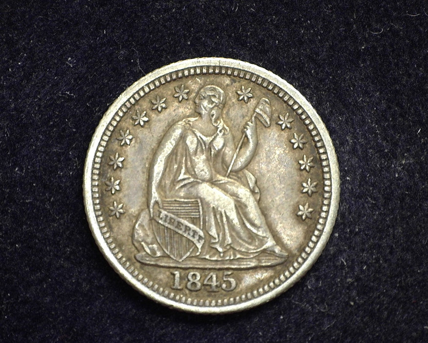 1845 Liberty Seated Half Dime XF - US Coin