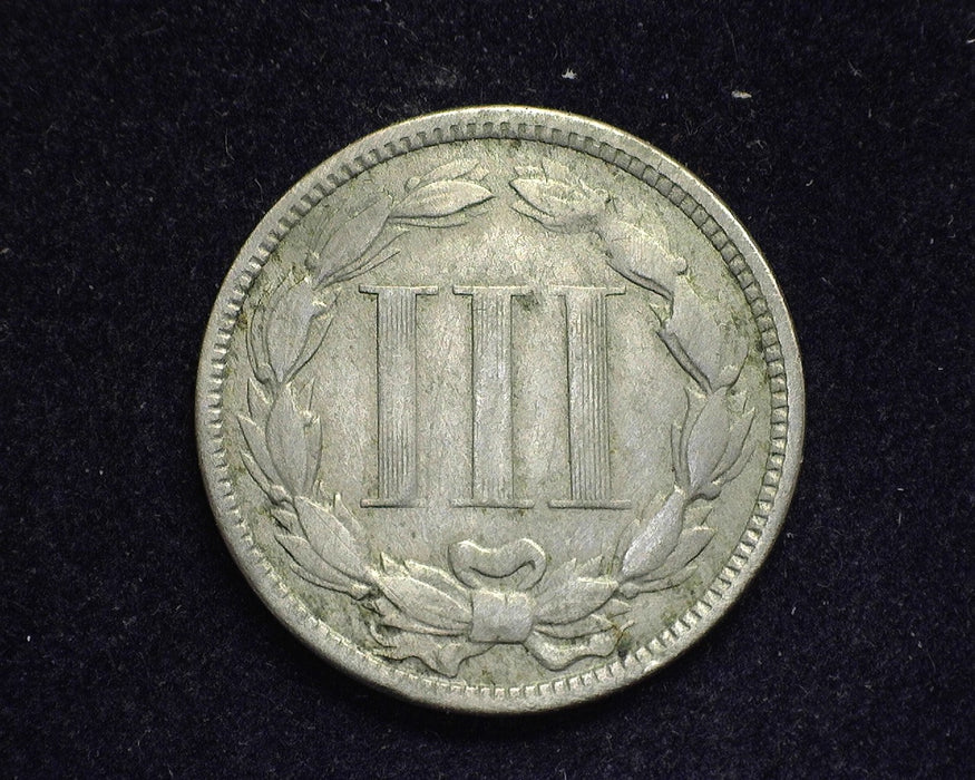 1873 Three Cent Nickel F - US Coin