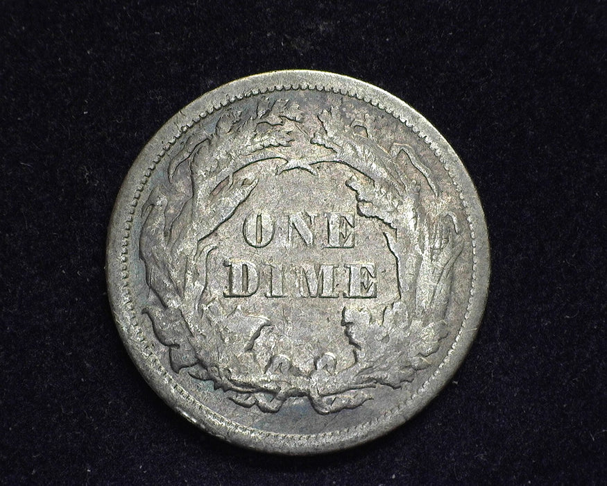 1876 Liberty Seated Dime F - US Coin