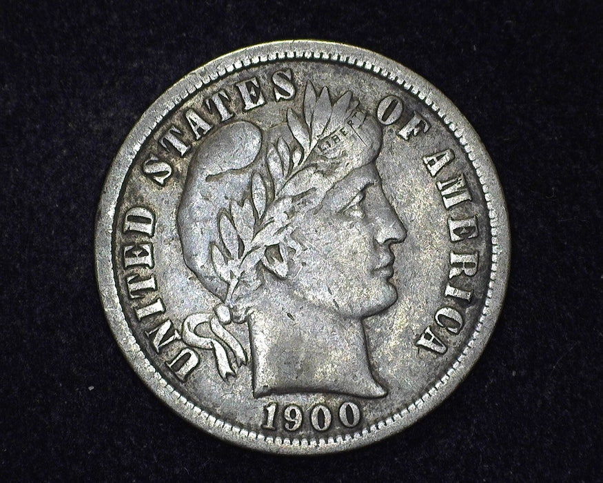 1900 S Barber Dime VF - US Coin