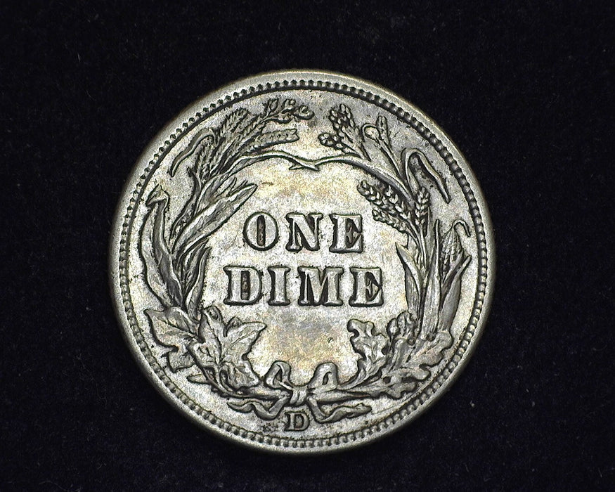 1911 D Barber Dime Xf/Au - US Coin