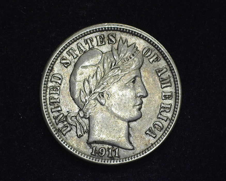 1911 D Barber Dime Xf/Au - US Coin