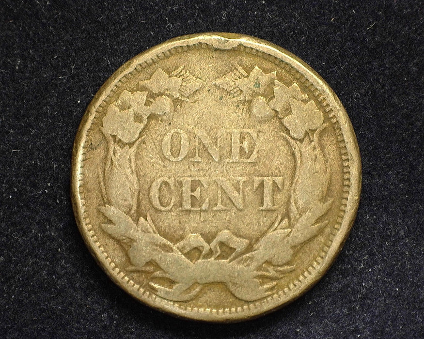 1858 large letters Flying Eagle Penny/Cent VG - US Coin