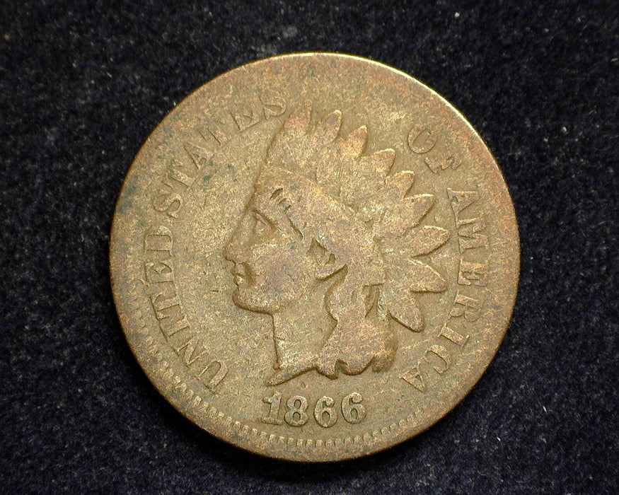 1866 Indian Head Penny/Cent G - US Coin