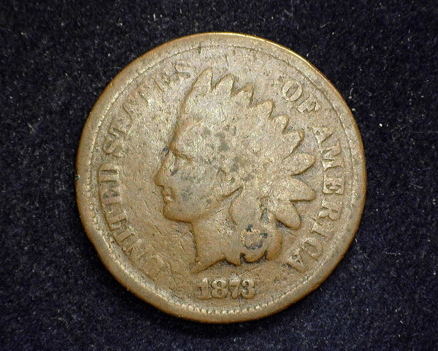 1873 Open 3 Indian Head Penny/Cent G - US Coin