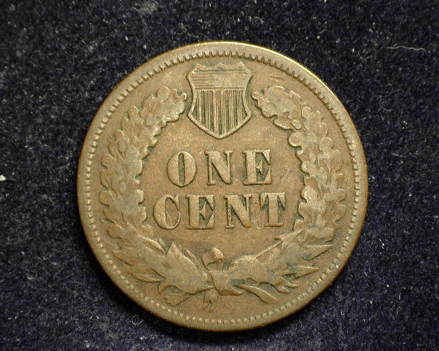 1876 Indian Head Penny/Cent VG/F - US Coin