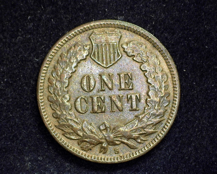 1908 S Indian Head Penny/Cent F - US Coin