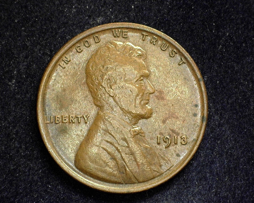 1913 Lincoln Wheat Penny/Cent XF - US Coin