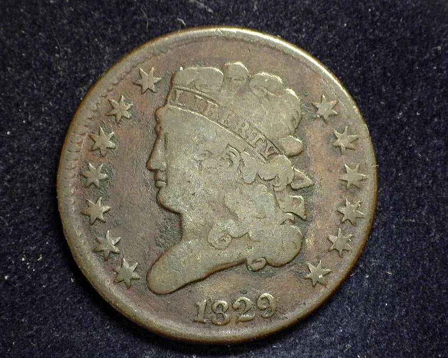 1829 Classic Head Half Cent VG - US Coin