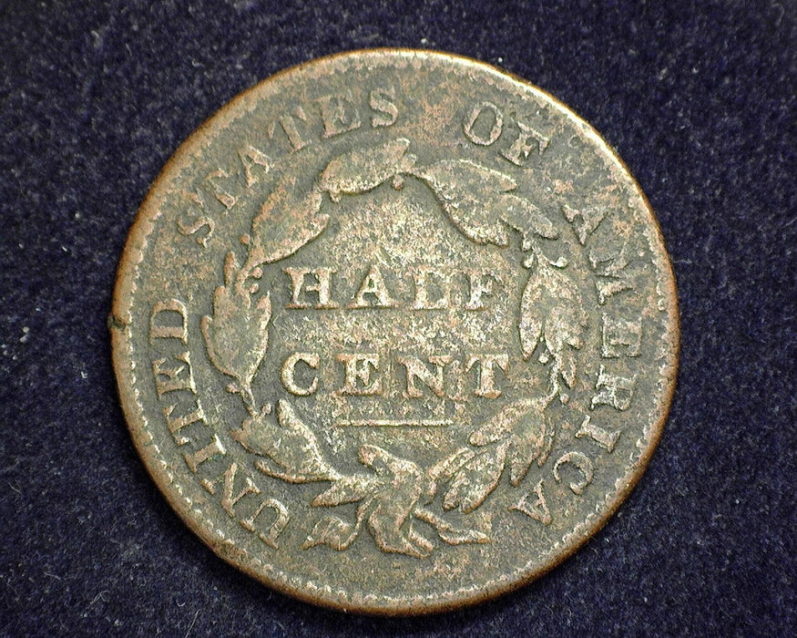 1828 Classic Head Half Cent G 12 stars - US Coin