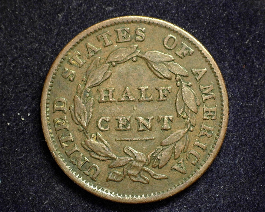 1834 Classic Head Half Cent VF - US Coin