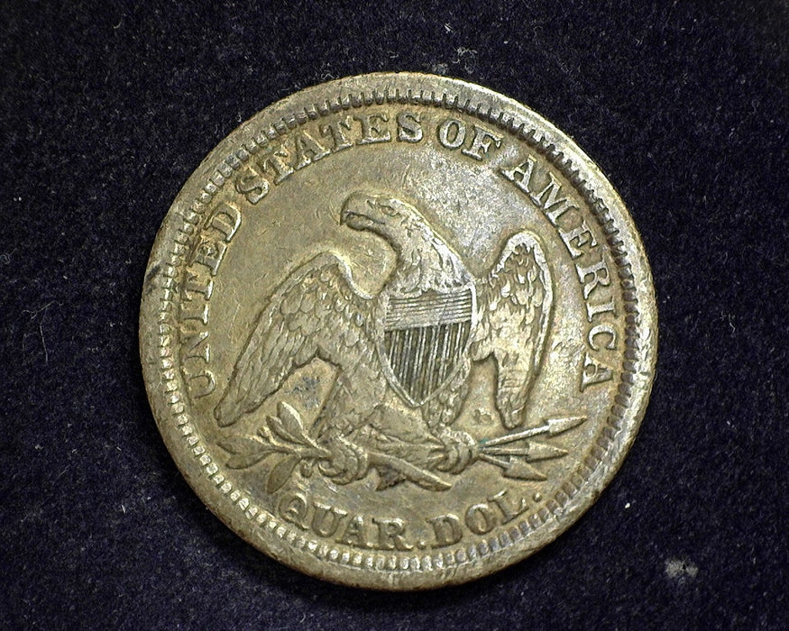 1854 Arrows Liberty Seated Quarter VF - US Coin