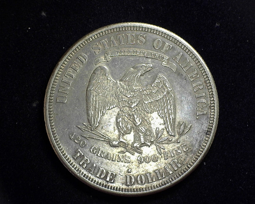 1877 S Trade Dollar XF/AU - US Coin