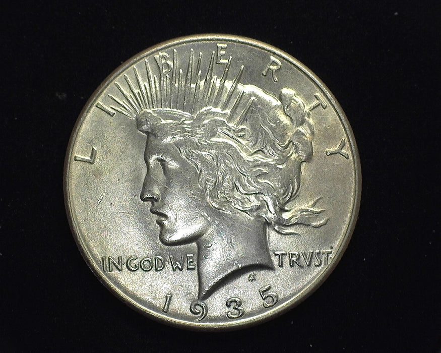 1935 Peace Dollar BU - US Coin