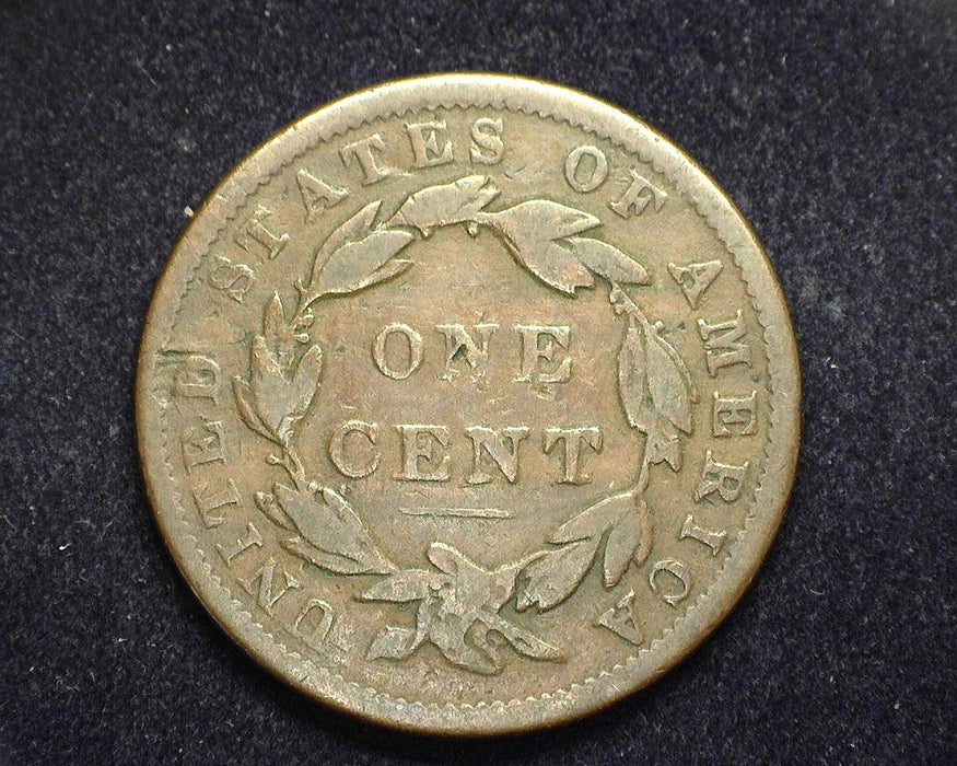 1838 Large Cent Matron Cent VG - US Coin