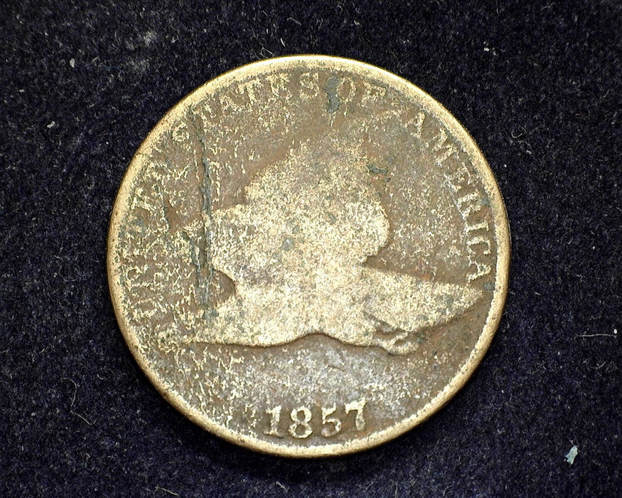 1857 Flying Eagle Penny/Cent G Porous - US Coin