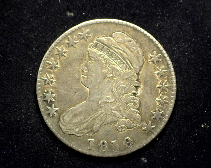 1819/8 Large 9 Capped Bust Half Dollar Vf/Xf - US Coin