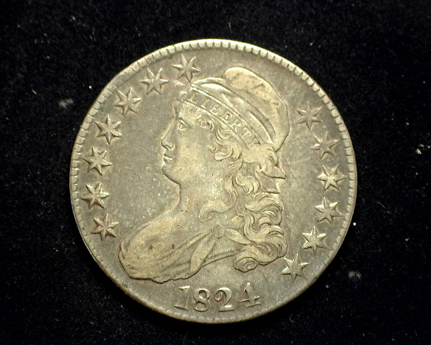 1824 Capped Bust Half Dollar XF - US Coin