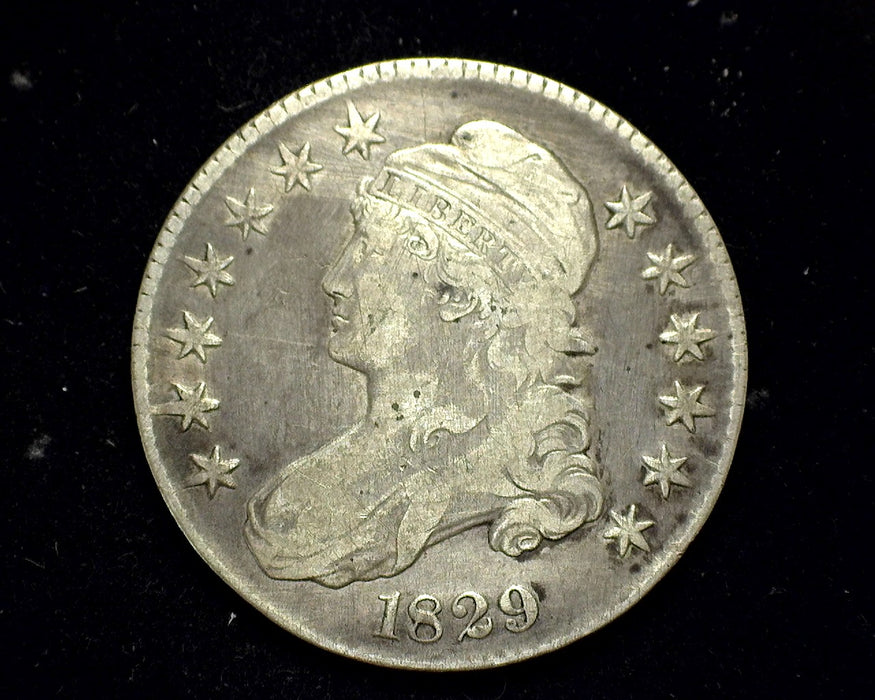 1829 Capped Bust Half Dollar F - US Coin