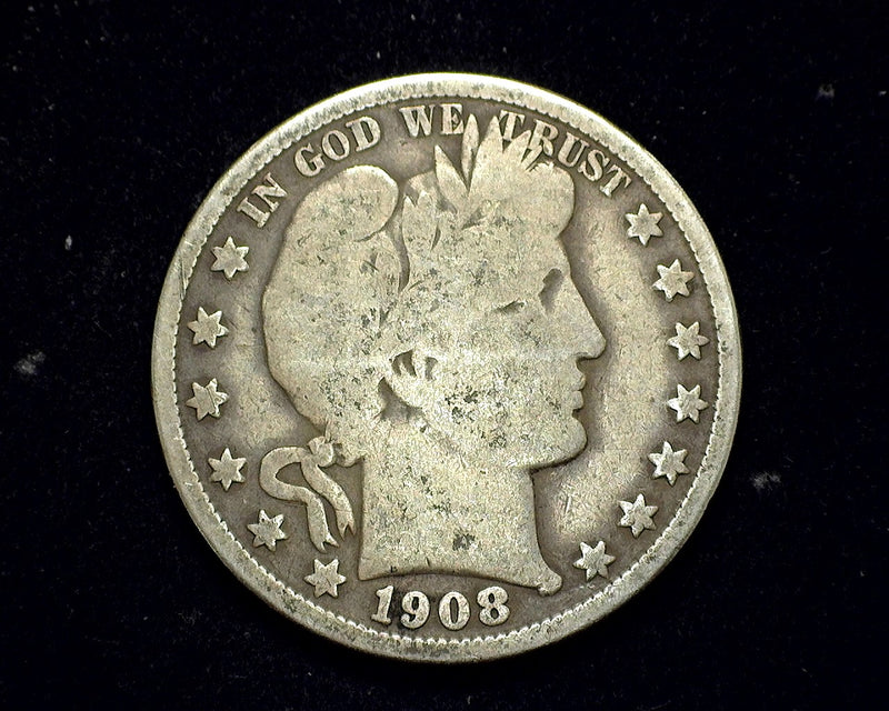 1908 O Barber Half Dollar VG - US Coin