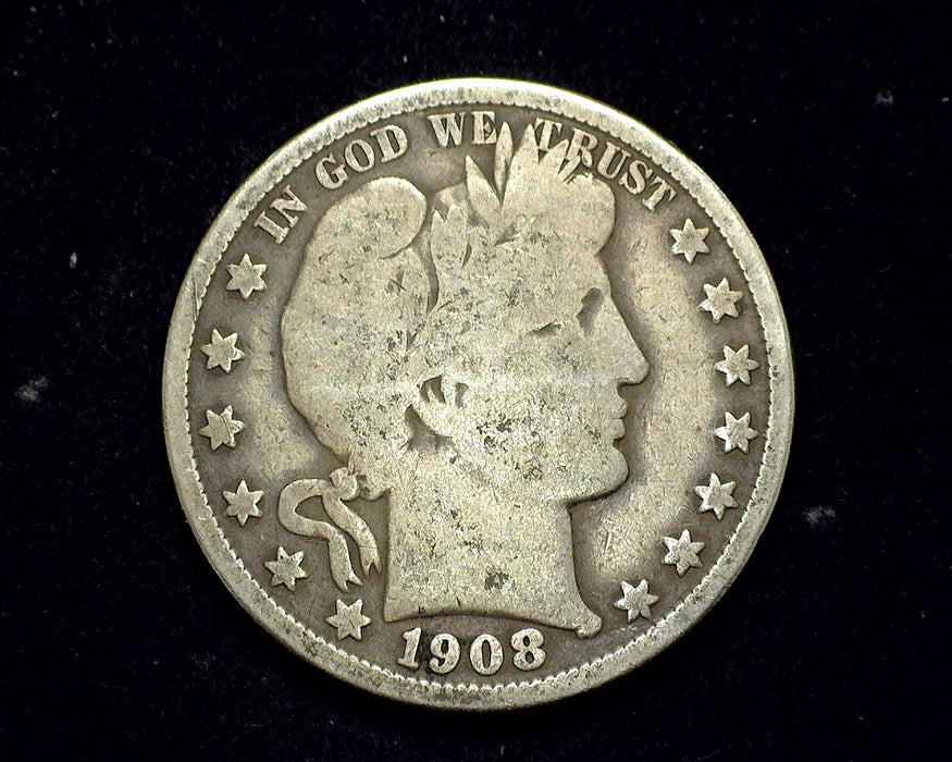 1908 O Barber Half Dollar VG - US Coin