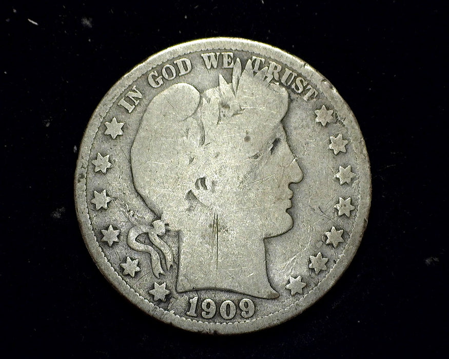 1909 Barber Half Dollar VG - US Coin