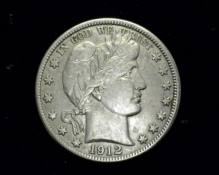 1912 D Barber Half Dollar VF - US Coin