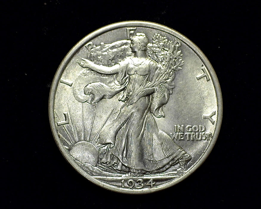 1934 Walking Liberty Half Dollar AU - US Coin