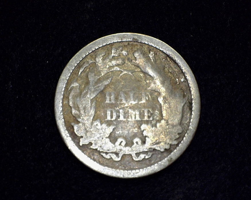 1872 Liberty Seated Half Dime G Dig - US Coin