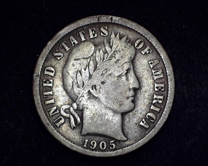 1905 Barber Dime F - US Coin