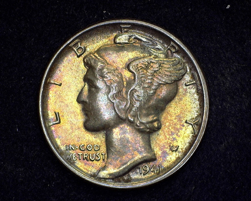 1941 Mercury Dime BU FSB Gem! - US Coin