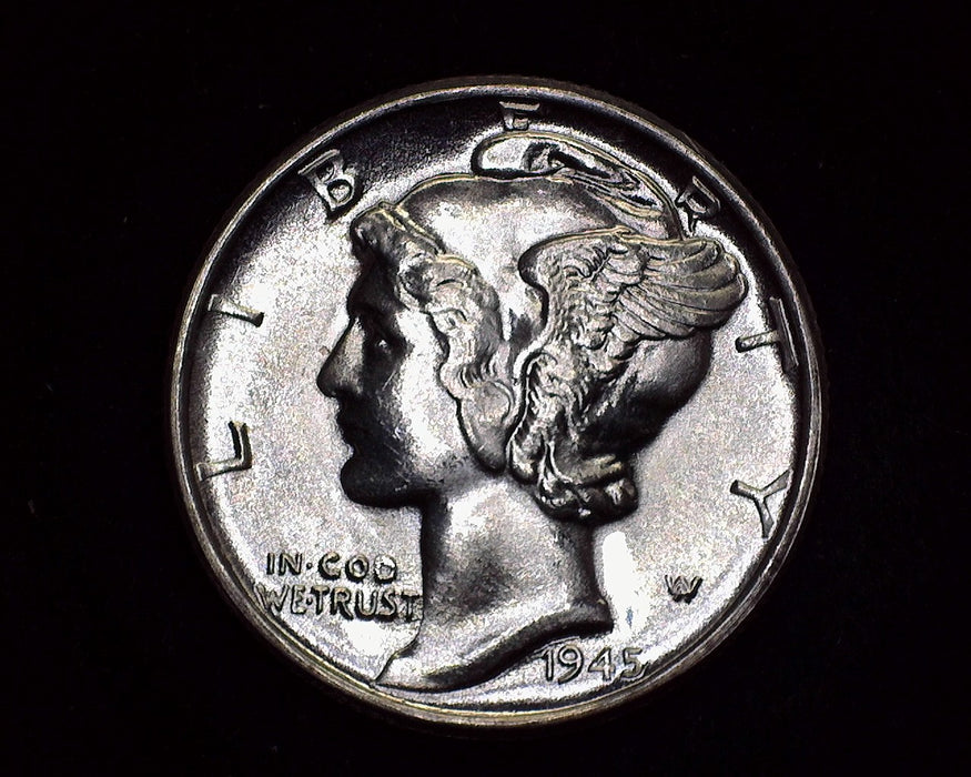 1945 Mercury Dime BU Gem! - US Coin