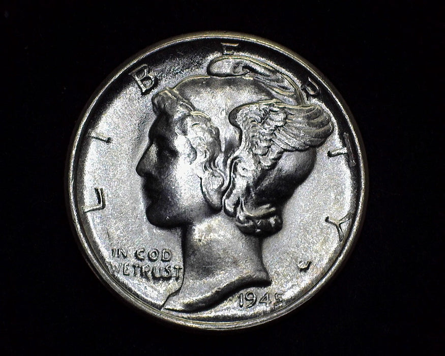 1945 D Mercury Dime BU Gem! - US Coin