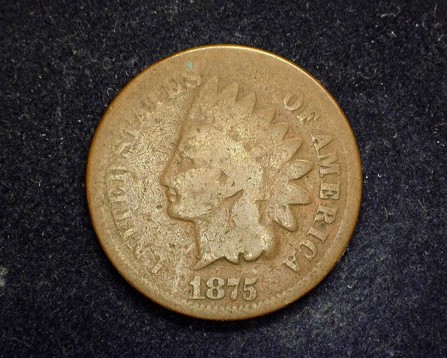 1875 Indian Head Penny/Cent G - US Coin