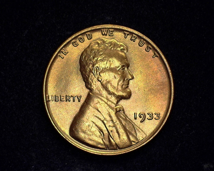 1933 Lincoln Wheat Penny/Cent BU Choice - US Coin