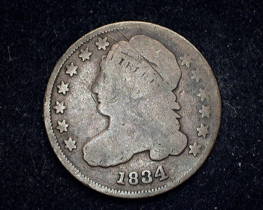 1834 Capped Bust Dime G - US Coin
