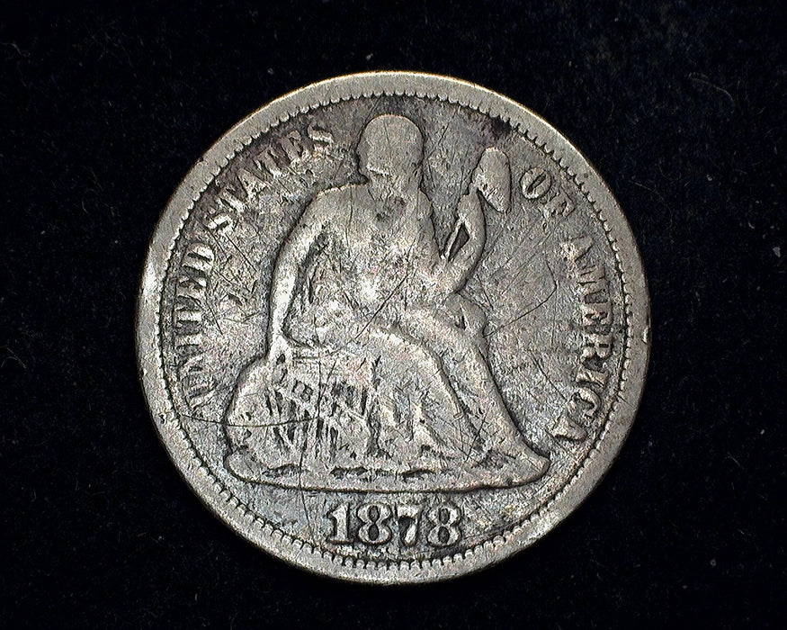 1878 Liberty Seated Dime Filler - US Coin