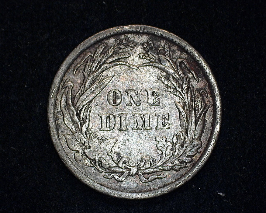 1898 Barber Dime XF - US Coin