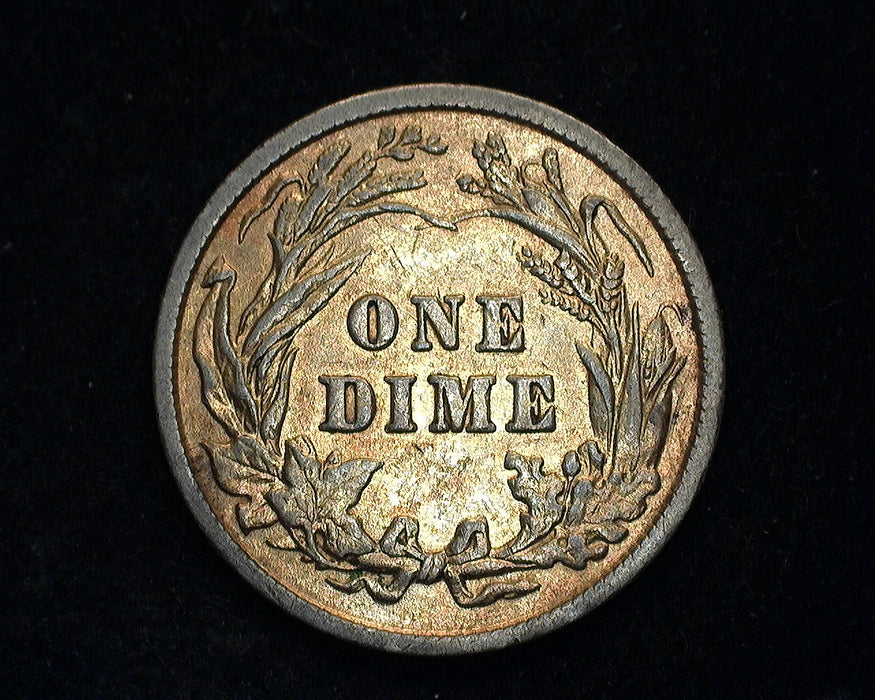 1902 Barber Dime XF - US Coin