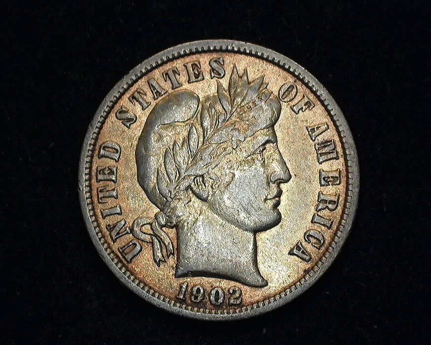1902 Barber Dime XF - US Coin