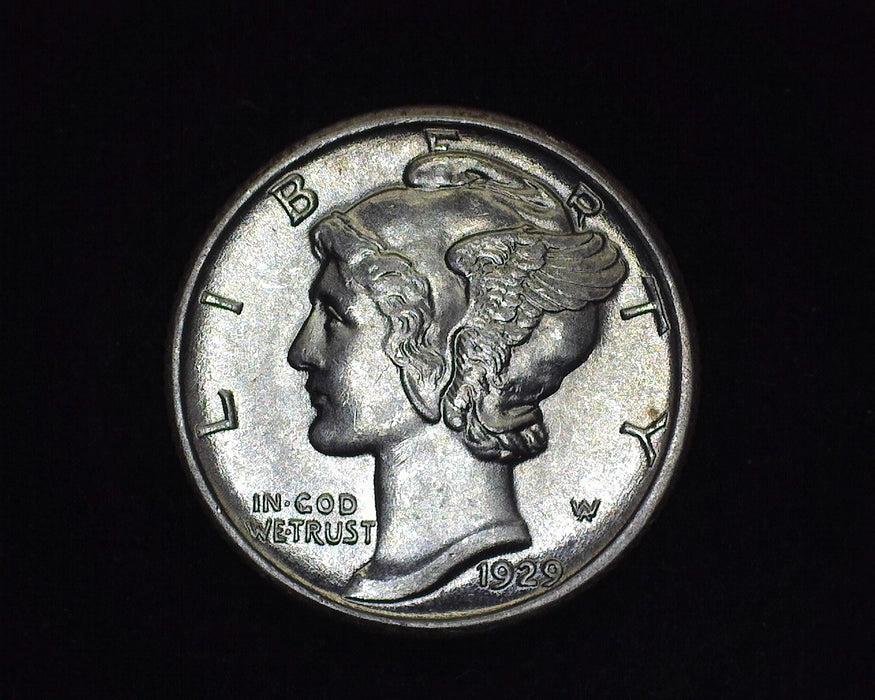 1929 Mercury Dime BU Choice- US Coin