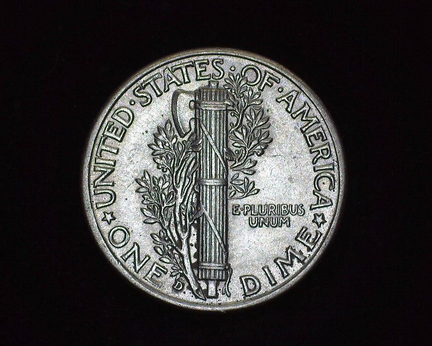 1937 D Mercury Dime BU Choice - US Coin