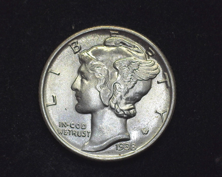 1938 Mercury Dime BU Gem FSB - US Coin
